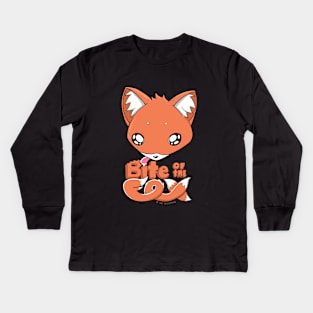 Bite of the Fox Kids Long Sleeve T-Shirt